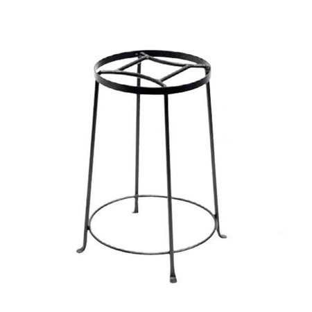 ACHLA DESIGNS Achla FB-33 24"H Argyle Plant Stand IV - Powder Coated Graphite FB-33